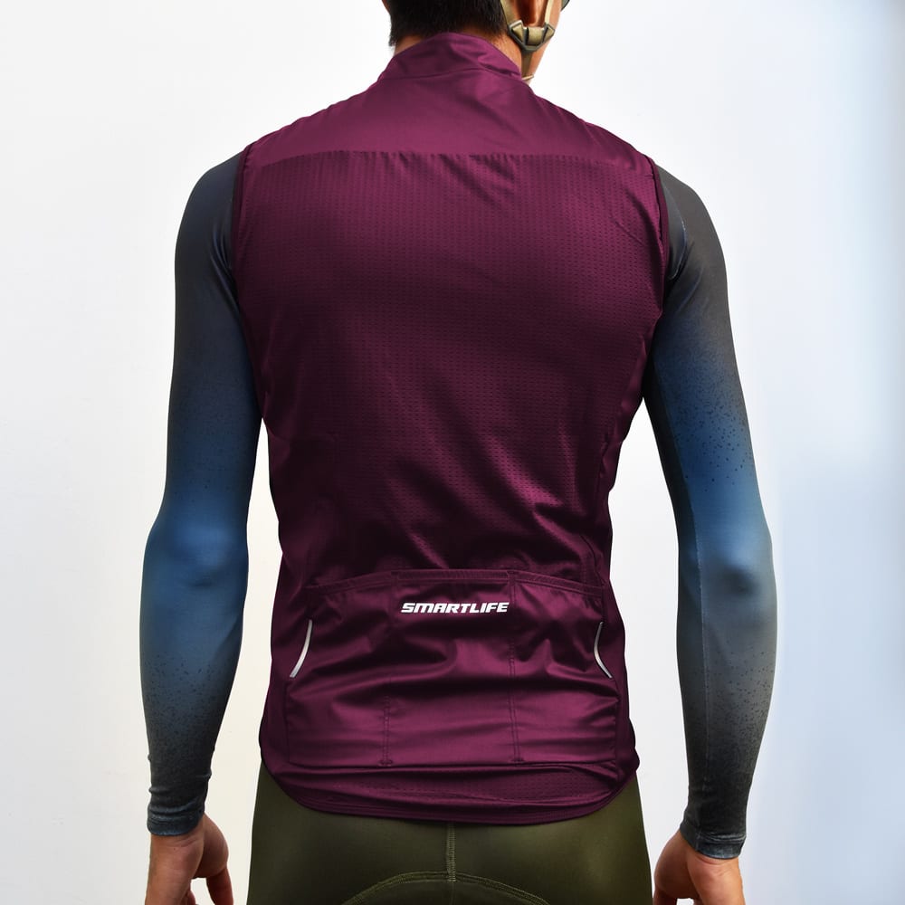 Cortaviento Ciclismo Vino1