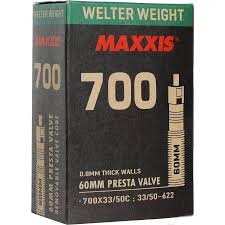 Cámara Maxxis 700×33/50C Válvula Francesa 60mm1