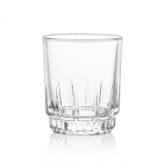 COPA De Vidrio Aguardiente PRISMA X12 UND