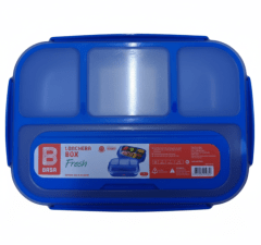 LONCHERA BOX FRESH Rectangular Con Diviciones y Portacubiertos 0