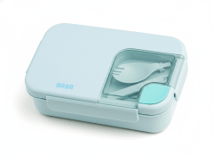 LONCHERA BOX GRID 1.1 Litros Con Cubiertos