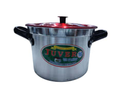 (5) OLLA ALUMINIO RECTA TAPA ROJA - JUVER 0