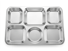 GAMELA De Acero 38x27Cm  6 Divisiones 0