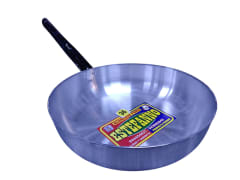 (5)SARTEN PLANO ALUMINIO MANGO TUBO - ESTEFANO