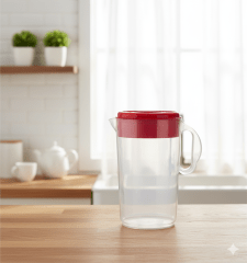 JARRA Plastica Con Tapa Transparente - M&R