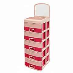 COMODA GIGANTE 6 Pisos TOCADOR Con ESPEJO + Set SMART Box # 8 0