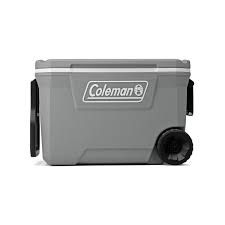 COOLER 65 QT AZUL CON RUEDAS Y ASA - COLEMAN