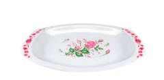 AZAFATE OVALADO PLASTICO DECORADO CLAVEL 45G - MELAFORM