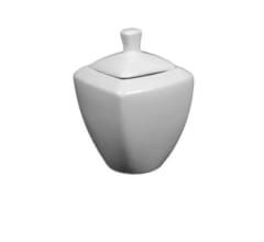 AZUCARERO CUADRADO LOZA BLANCA - JY-21623