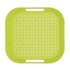 BANDEJA CHEF CUADRADA ASA ANTI-SLIP MEDIANA - DURAPLAST 0