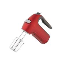BATIDORA De MANO 300 Watts - BOTON De Un SOLO TOQUE - Roja - OSTER