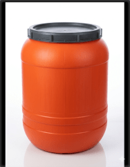 BIDON x 170 Litros Naranja Con Tapa Rosca