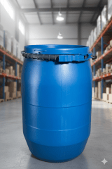 BIDON x 70 lt con tapa + SUNCHO - PERU