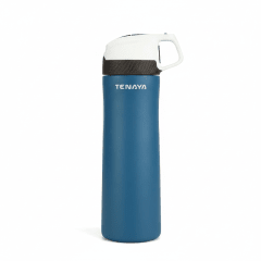 BOTELLA De Acero NADEE 550 ml Azul Marino - Beige - TENAYA 0