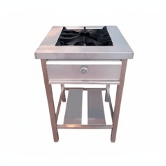 COCINA GAS Total Acero Industrial 1 Hornilla CHICA 2