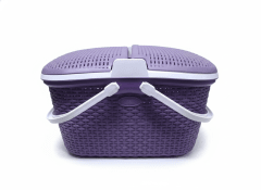 CANASTA TAVARUA Modelo RATAN Doble Tapa - REY