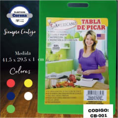 TABLA De PICAR Grande 41.5x29.5 Cm - CB-001 - AMERICANO