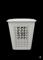 CESTO Plastico De ROPA Modelo BOREAL Con Tapa - REY