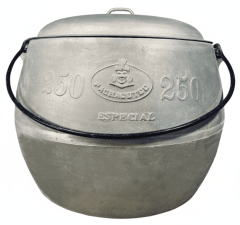 OLLA DE ALUMINIO FUNDIDO CON GANCHO #250 – EXTRA ESPECIAL – PACHACÚTEC
