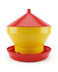 COMEDERO Plastico De 9 Kg Para Pollo Infantil COMPLETO