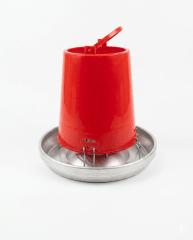 COMEDERO Plastico De 3 Kg Con Base Aluminio