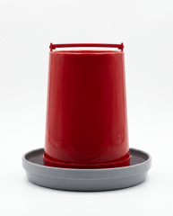 COMEDERO Plastico De 6 Kg Con BASE Aluminio