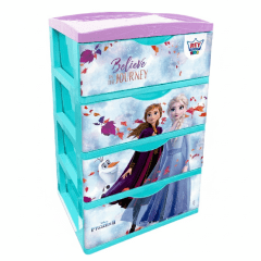 COMODA Super GIGANTE 4 Pisos DISNEY FROZEN y MICKEY - REY