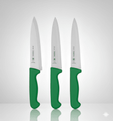 CUCHILLO Para CARNE Mango Verde PROFESIONAL - TRAMONTINA