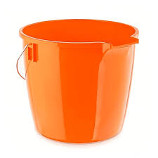 BALDE PLASTICO CON PICO Y ASA DE METAL - REY