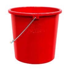 BALDE plastico REY FORTE con ASA de METAL 15 lt