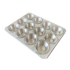 BANDEJA ALUZINC ALUMINIO X12 CUPCAKE