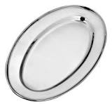 BANDEJA De Acero Ovalada 30 Cm - VINOD 1