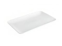 BANDEJA RECTANGULAR 37X14 CM OSLO BLANCO
