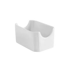 AZUCARERA SOBRES 10.5X7.5 CM ACTUALITE BLANCO