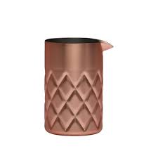 VASO MEZCLADOR PARA BAR COBREADO 700 ml