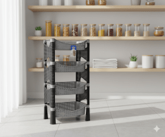 DESPENSERO Plastico RATAN 4 Niveles Modelo ELEGANTE - HERCUPLAST