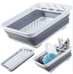 (5)ESCURRIDOR De Platos PLEGABLE - RECORD 0