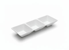 FUENTE De Loza RECTANGULAR Con 3 divisiones