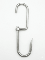 GANCHO De Acero Carnicero EXTRA Grande GIRATORIO