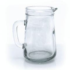 JARRA De Vidrio LISA Prensada 1/2 Litro - NACIONAL