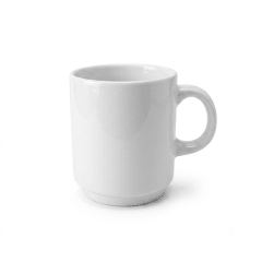 JARRO De Loza Recto 11 oz BLANCO - CAJA DE 48 UND