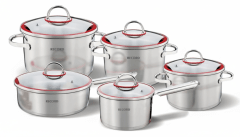 JGO De OLLAS Acero Inoxidable MAYA Tapa Acero