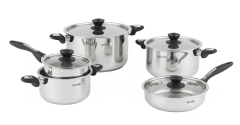 JGO. OLLAS Acero Inoxidable MARQUESA 10 Pz Tapa Acero