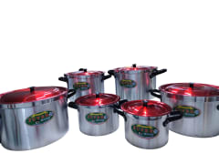 (5)OLLA ALUMINIO RECTA x 6 PZ COMERCIAL - JUVER