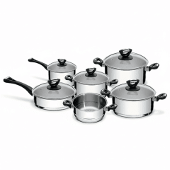 JUEGO De OLLAS Tapa Vidrio x 11 Pz SOLAR - TRAMONTINA