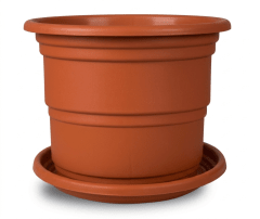 MACETA Plastica ROBLE # 1 Con Base
