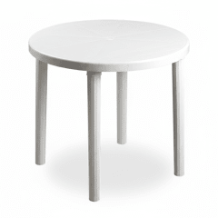 MESA REDONDA CARAL BLANCA