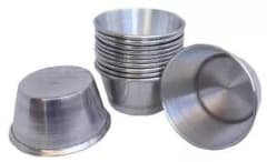 (5)KEKITO o CUPCAKES de aluminio # 8 ALTURA 4 cm