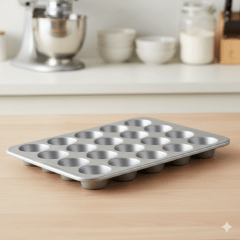 MOLDE ALUMINIO INDUSTRIAL 7 CM KEKITO X 24