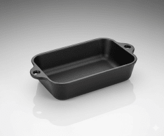 MOLDE LASAGNA HIERRO FUNDIDO ESMALTADA(23X12X5 CM)